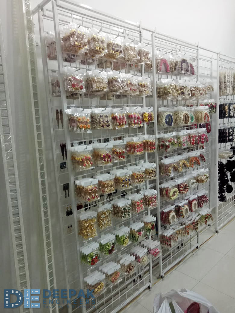 Gridwall display rack